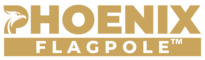 Phoenix Flagpole Gold Logo